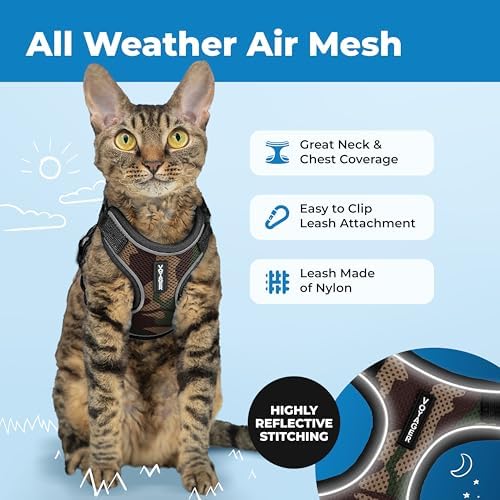 Voyager Escape-Proof Step-in Cat Harness & Leash - Image 3
