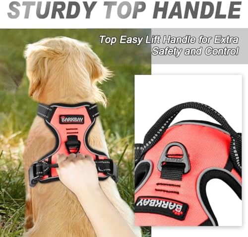 BARKBAY Dog Harness No Pull for Small Sized Dog Front Back Clips, Dog Vest - Image 3