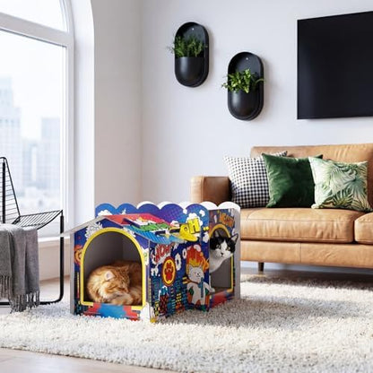 2 Story Cardboard Cat House - Image 5