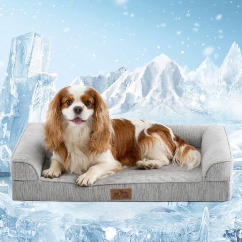COZY KISS Cooling Dog Bed for Small Dogs by COZYKISS