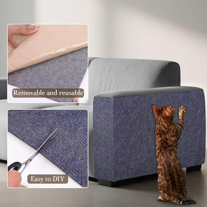 Cat Scratch Furniture Protector Couch Protector from cat Claws Self-Adhesive - Image 6