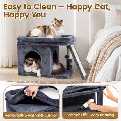 Cat Tree Tower with Scratching Post - Image 5