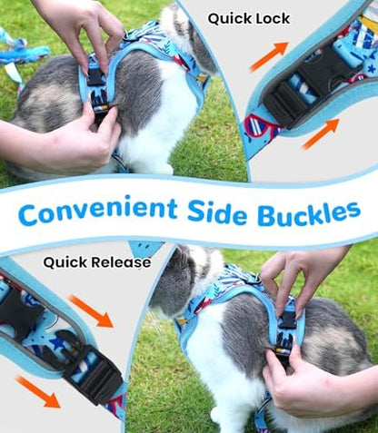 Halypet Cat Harness and Leash Set, Escape Proof Adjustable Harness - Image 5