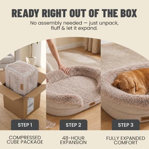 Miorun Fluffy Orthopedic Dog Beds Large Sized Dog - Image 7