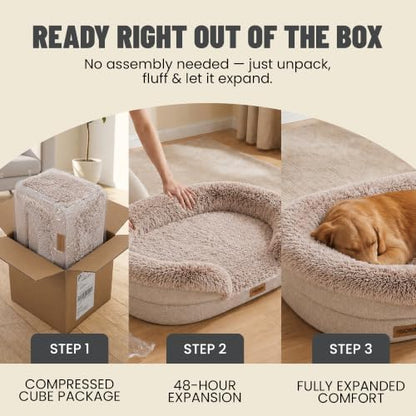 Miorun Fluffy Orthopedic Dog Beds Large Sized Dog - Image 7