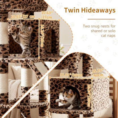 Heybly Cat Tree, 71-Inch-Tall Tower - Image 3