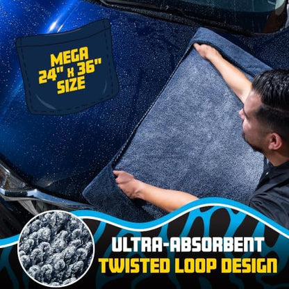 Chemical Guys, Twisted Loop Microfiber Car Drying Towel - Image 4
