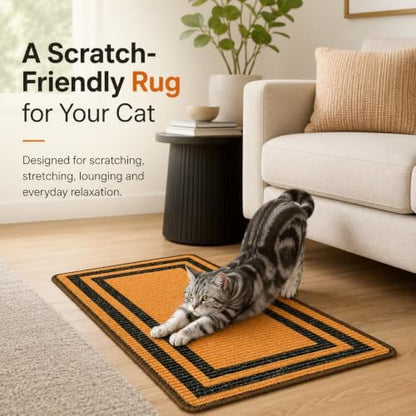 Cat Scratcher Mat, Natural Sisal Cat Scratch Pad - Image 3