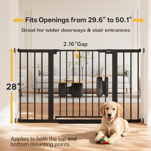 InnoTruth 29.6-50.1 in Extra Wide Baby Gate - Image 2