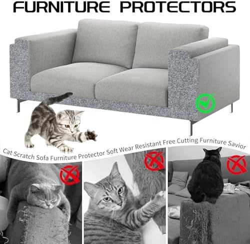 2 Pcs Self-Adhesive Cat Scratch Mat, Cat Scratch Furniture Protector - Image 3