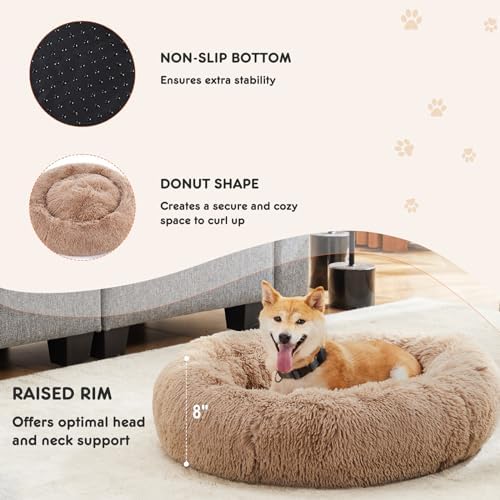 NEWBULIG 37x37 Inch Donut Dog Bed - Image 4
