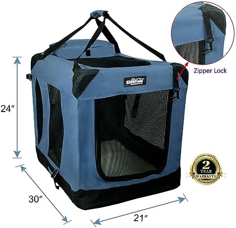 EliteField 3-Door Soft Dog Crate - Image 2