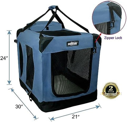 EliteField 3-Door Soft Dog Crate - Image 2