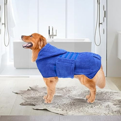 Geyecete Dog Drying Coat with Hood - Image 6