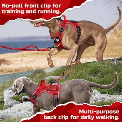 rabbitgoo Tactical Dog Harness for Medium, No Pull Military Service Vest - Image 5
