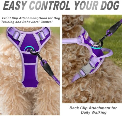 BARKBAY Dog Harness No Pull for Small Sized Dog Front Back Clips, Dog Vest - Image 2