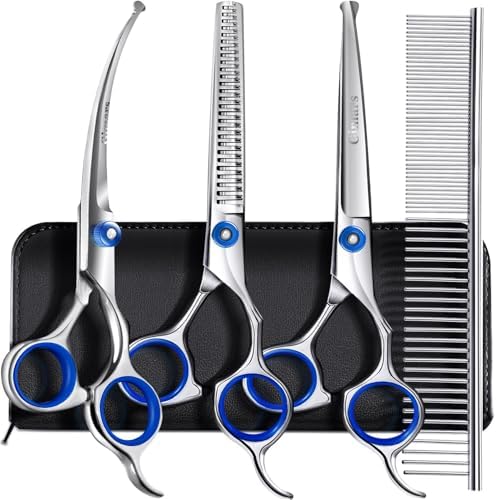 Gimars Professional 5 in 1 Grooming Scissors by Gimars