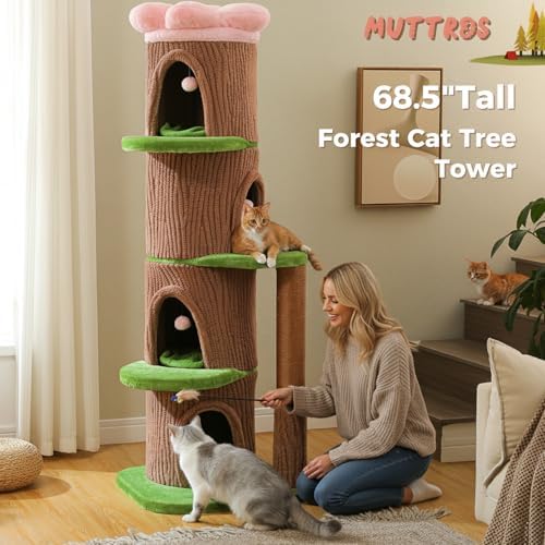 MUTTROS 68.5" Forest Cat Tree Tower - Image 2