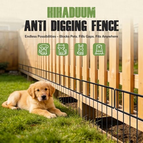 HIHADUUM 42.5FT Garden Fence Animal Barrier - Image 7