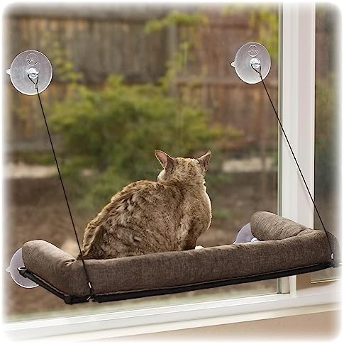 K&H Cat Window Perch, EZ Mount Bolster by KHPetProducts
