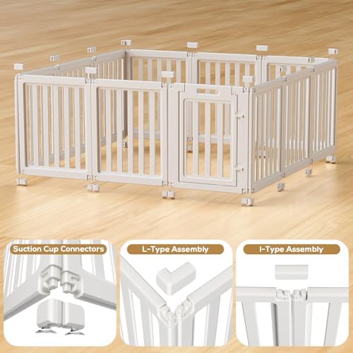 Dog Playpen Indoor, Puppy Playpen, 12 Panels - Image 4