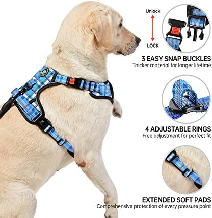 NESTROAD Dog Harness for Medium Sized Dog, No Pull Dog Vest Harness Set - Image 4