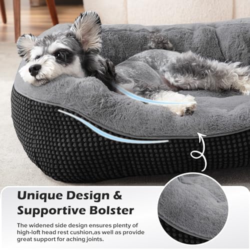 INVENHO Small Dog Bed Orthopedic Warming Soft Calming Sleeping Durable - Image 4