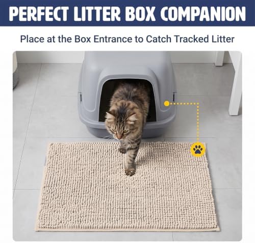 Muddy Mat® | XL Cat Litter Mat 48"x72", Litter Trapping Mat, Super Absorbent - Image 3