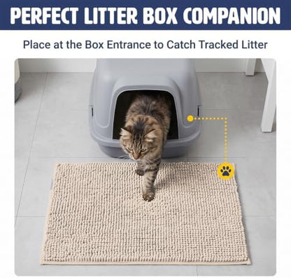 Muddy Mat® | XL Cat Litter Mat 48"x72", Litter Trapping Mat, Super Absorbent - Image 3