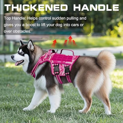 Dog Harness for Large Dogs, No Pull Tactical Vest - Image 2