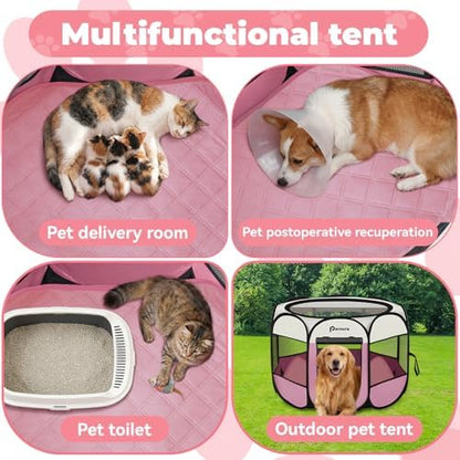 Persure Dog Cat Playpen Tent Crate Cage - Image 3