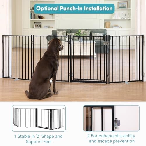 No Pawblems Freestanding Dog Gate - Image 4