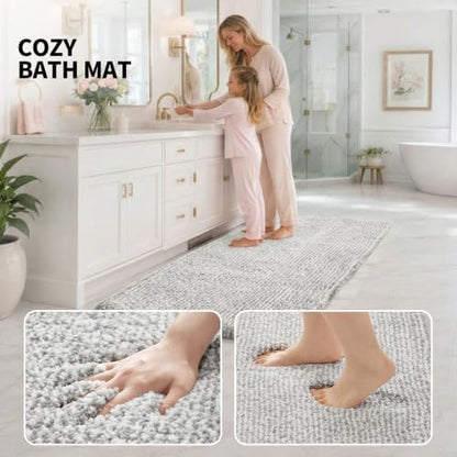ILANGO Bathroom Rugs 36" × 24", Extra Soft Absorbent Microfiber Bath Rugs - Image 5