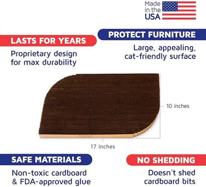 Cat Scratcher by Americat – Made in USA Cardboard Scratching Pad & Lounger – X - Image 2