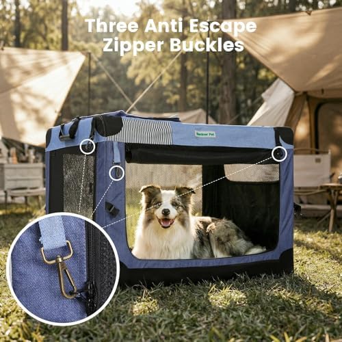 Gardner Pet Soft Collapsible Dog Crate - Image 3