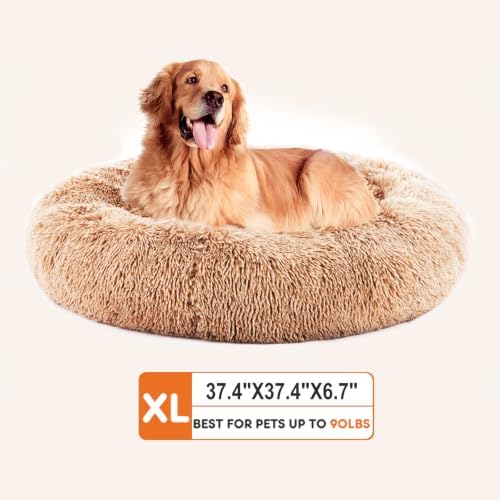 NEWBULIG 37x37 Inch Donut Dog Bed - Image 5