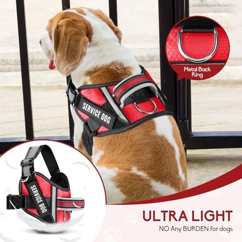 Service Dog Vest Harness and Leash Set, Animire in Training Dog Harness - Image 3