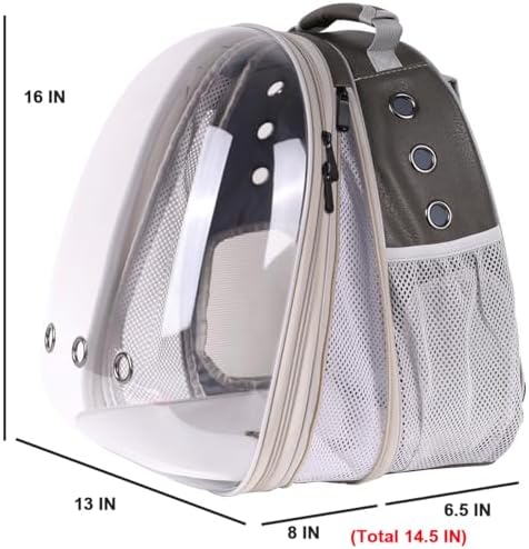 Large Cat Backpack Carrier, Front Extension - Image 2