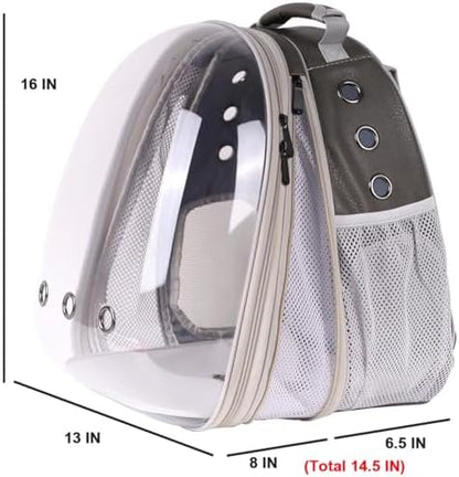 Large Cat Backpack Carrier, Front Extension - Image 2