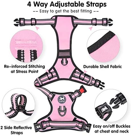 PoyPet Dog Harness Small, No Pull Vest - Image 4