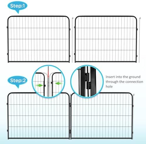 BestPet | Dog Playpen Extender | 32", 2 Panels | Expandable Design - Image 4