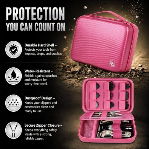 Boobowl Barber Accessories Bag for Clippers and Supplies, Hair Clipper Box - Image 5