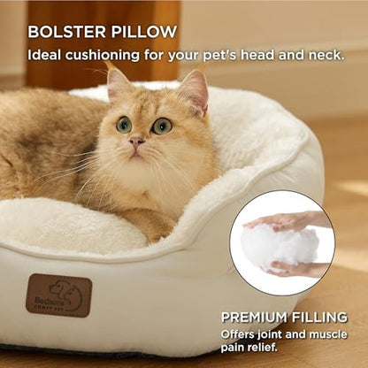 Bedsure Small Dog Bed Washable, Round Cat Beds - Image 2