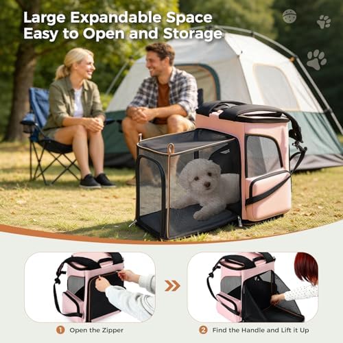 Lekereise Pet Carrier Backpack Expandable Cat Backpack Carrier - Image 6