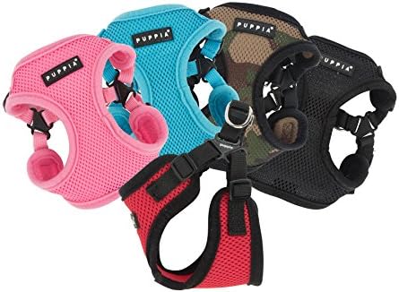 Puppia PARA-HC1533-RD-M Red Soft Harness C Pet-Vest-Harnesses - Image 3