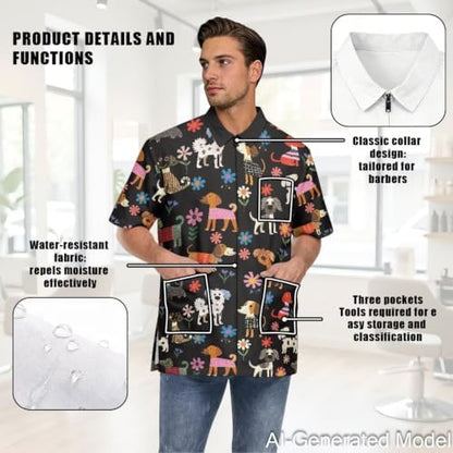 Professional Grooming Smock Unisex, Water Resistant Anti-Static - Image 5