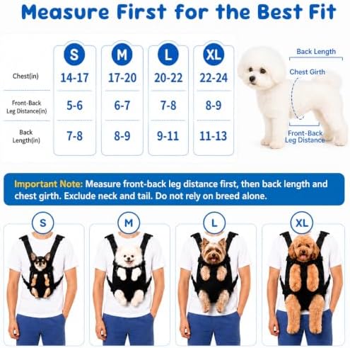 Mosago Dog Backpack Carrier, Front Chest Carrier - Image 3