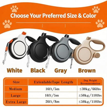 16FT Dual Retractable Dog Leash 2 Medium Dogs - Image 7