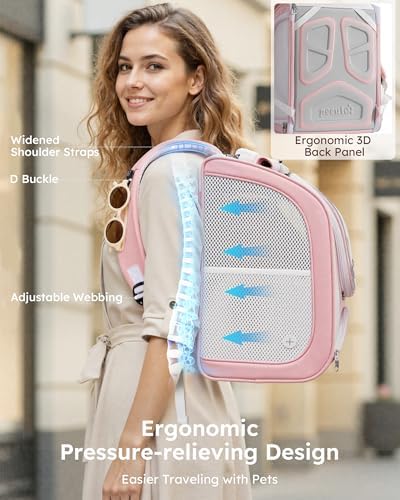 Pecute Cat Backpack Carrier, Large Space Cat Bubble Backpack - Image 4