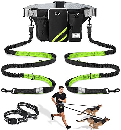 SHINE HAI Retractable Hands Free Dog Leash by ShineHai